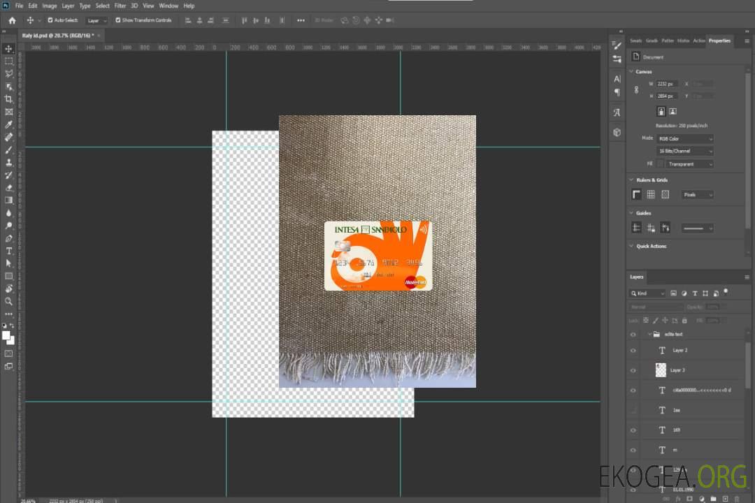 Albanie Intesa Sanpaolo Bank mastercard photolook , template